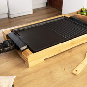 სახლის გრილი Plancha De Cocina Tasty&Grill 2000 Bamboo Black