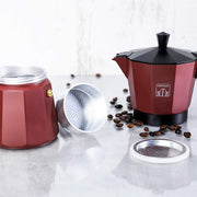 ყავის აპარატი Cafetera Italiana Cumbia Mokclassic 900 Garnet