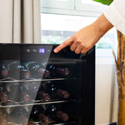 ღვინის მაცივარი Vinoteca GrandSommelier 24000 Black Compressor