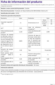 ჭურჭლის სარეცხი მანქანა Lavavajillas Bolero Aguazero 4101 Full-BI E