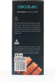 Parrilla Eléctrica Rock'Ngrill 750 Totalmente Abierta