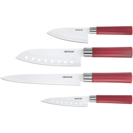 დანების ნაკრები Set 4 cuchillos santoku con recubrimiento ceramico