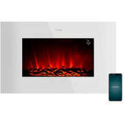 ელექტრო ბუხარი Chimenea eléctrica ReadyWarm 3590 Flames Connected White